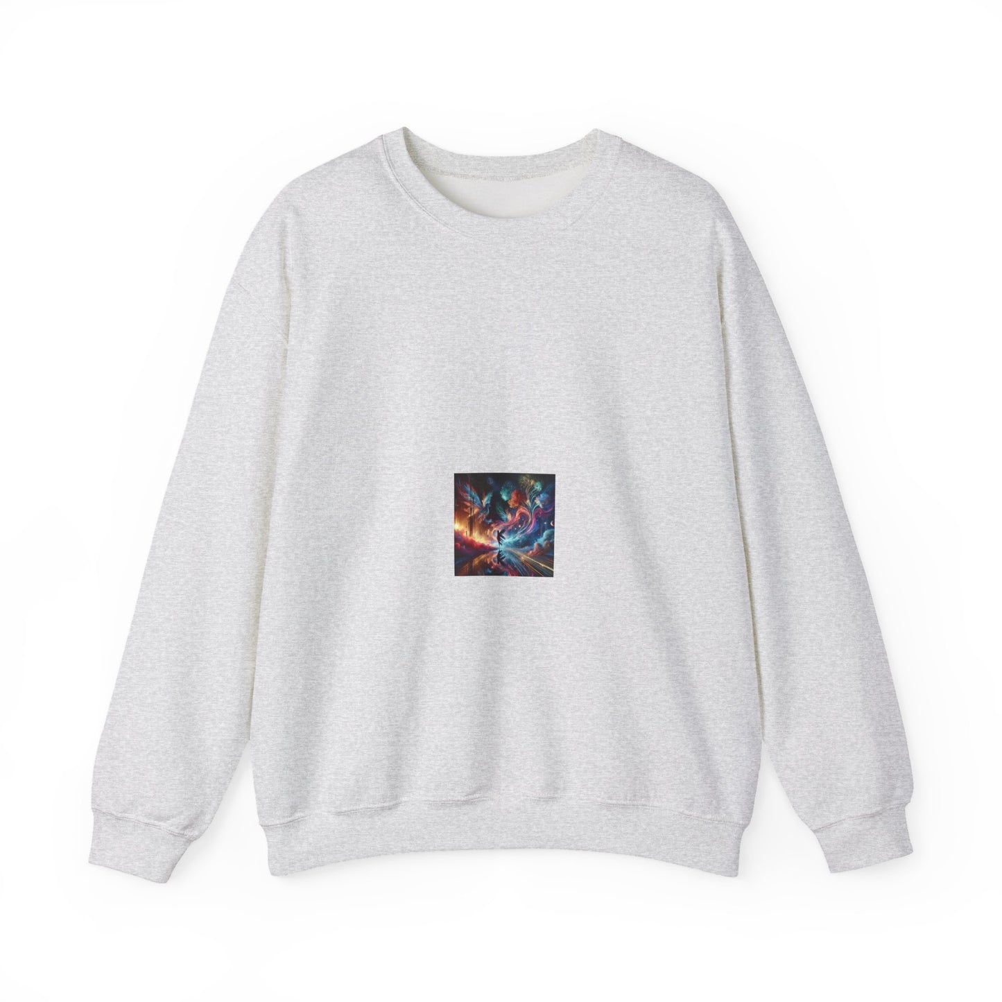 Cosmic Aurora Dancer Dreamscape Soft Celestial Sweatshirt