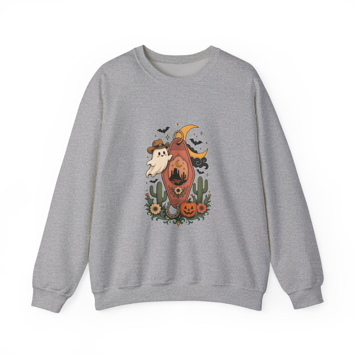 Haunted Desert Keytag Ghost Halloween Sweatshirt