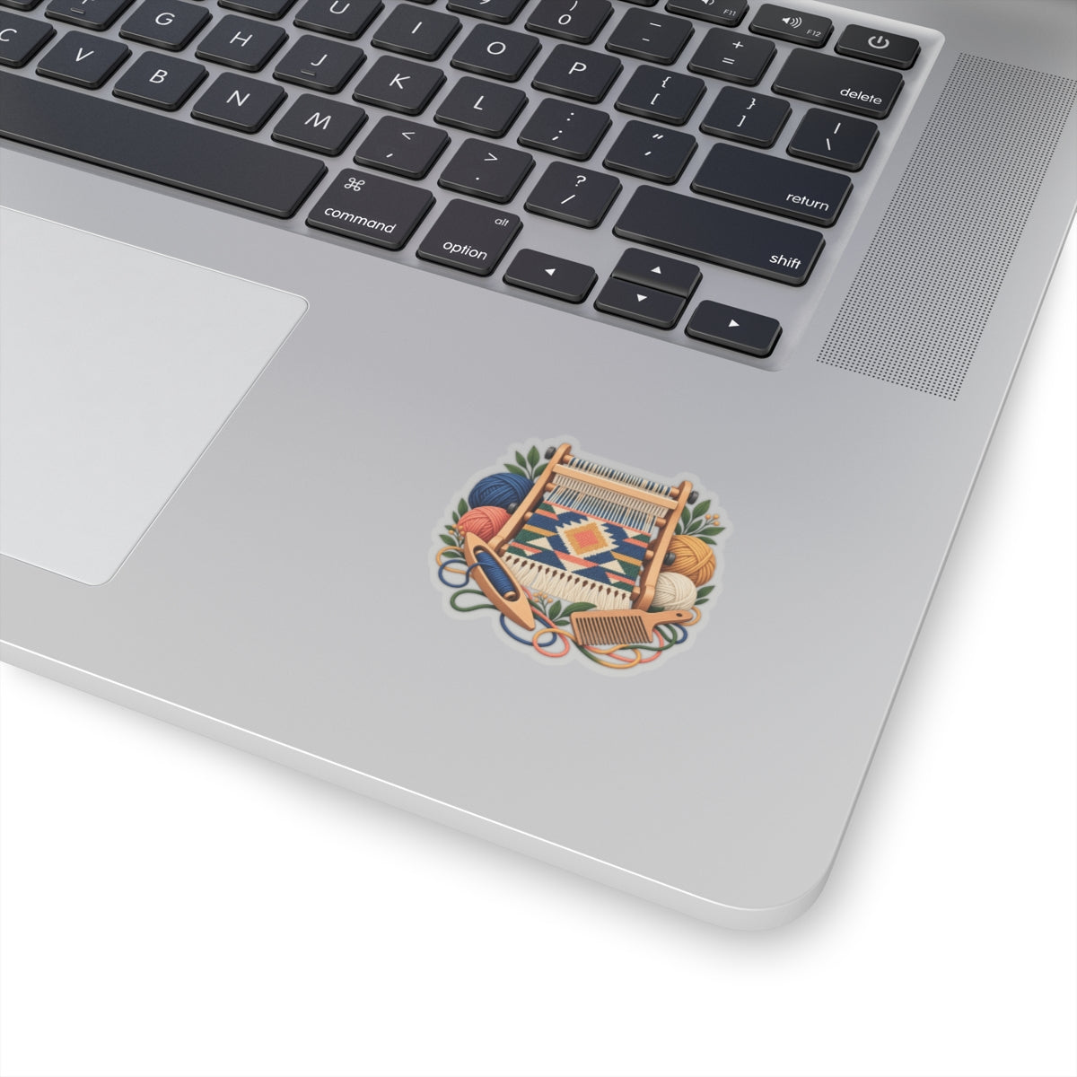 Geometric Hand Weaving Workshop Sticker