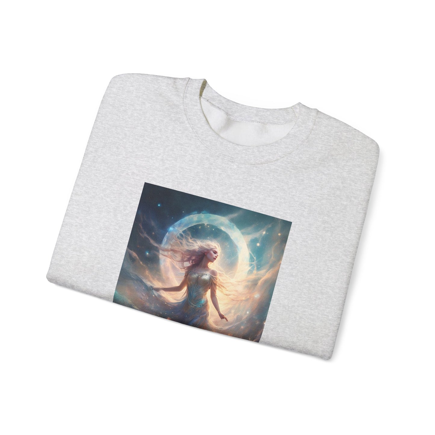 Moonlit Celestial Dancer Fantasy Portrait Sweatshirt