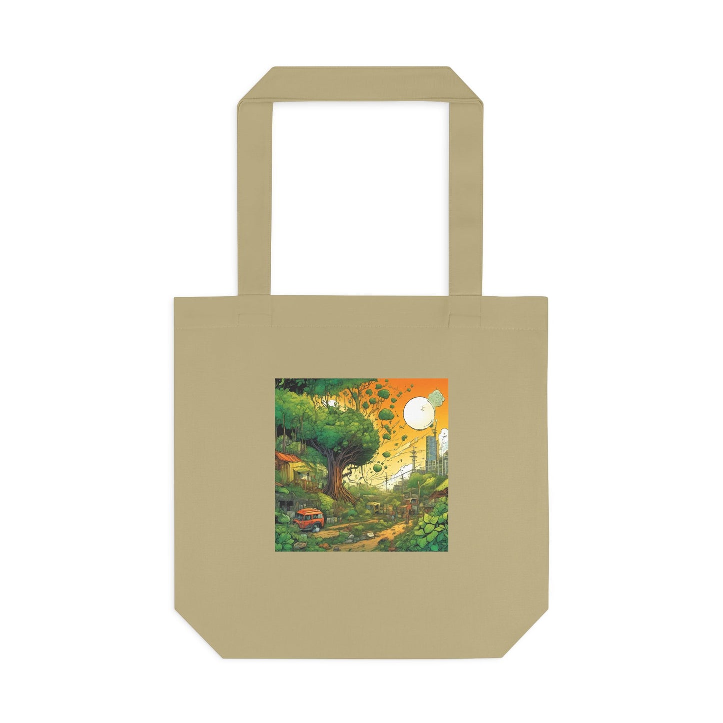 Cottage Road Landscape Nature Gift Art Tote Bag