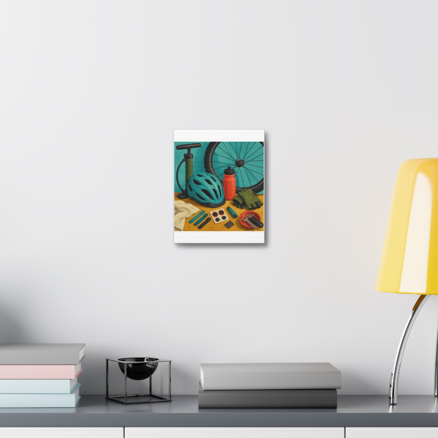 Everyday Bicycle Workshop Art Canvas Art