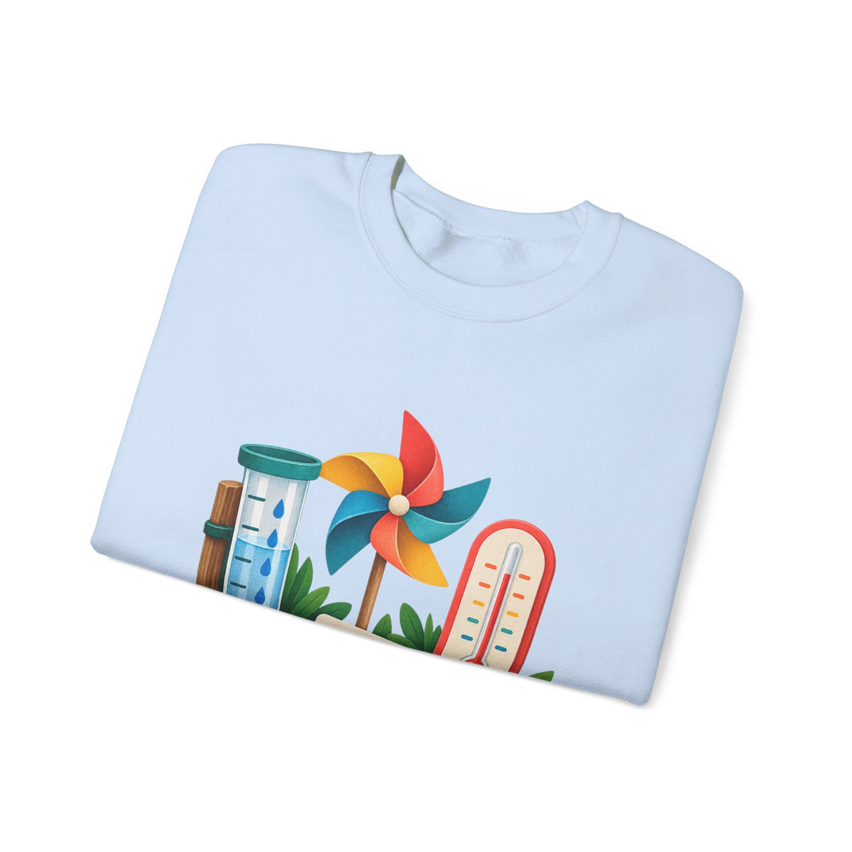 Colorful Backyard Weather Watching Kit Sweatshirt