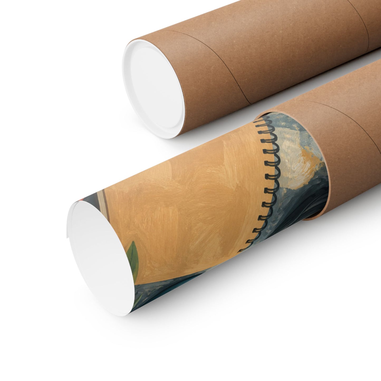 Quiet Hiking Trail Gear Art Poster