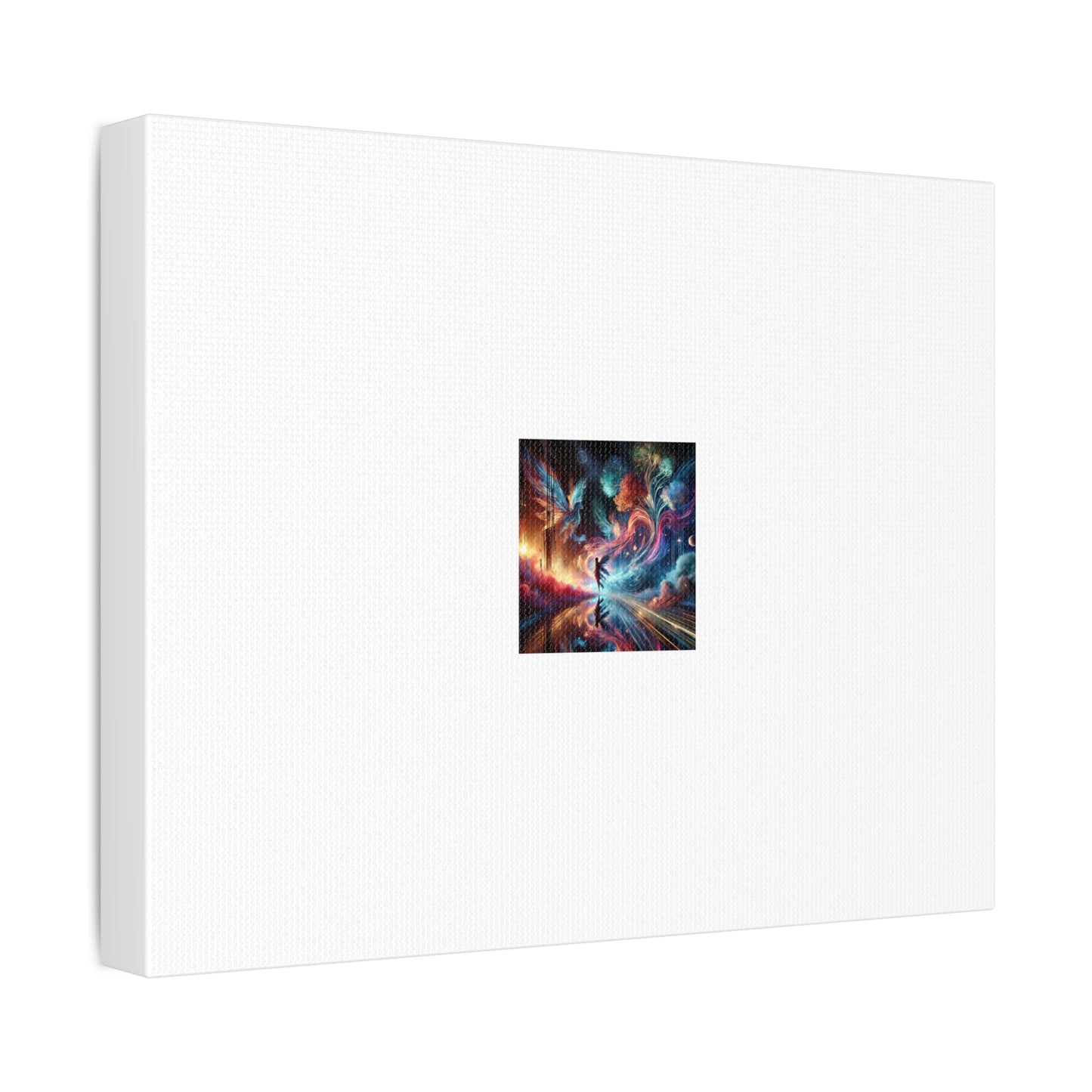 Cosmic Aurora Dancer Dreamscape Gallery Canvas Wall Art