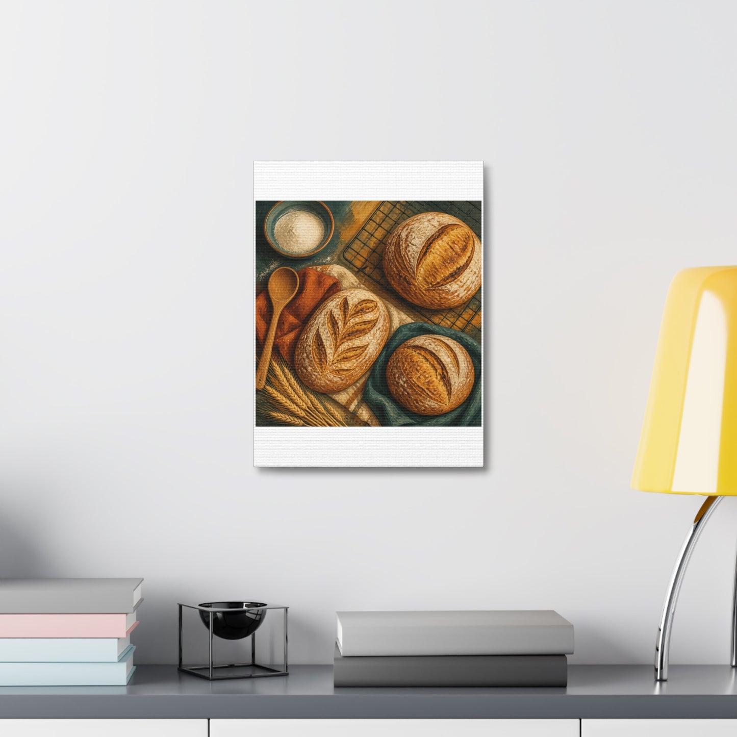 Artisan Bread Baking Still Life Canvas Art