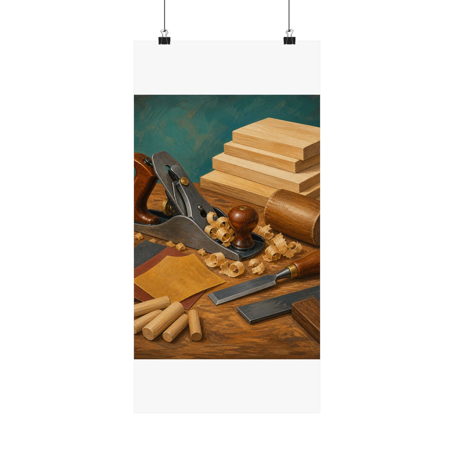 Classic Woodworking Tools Hobby Poster