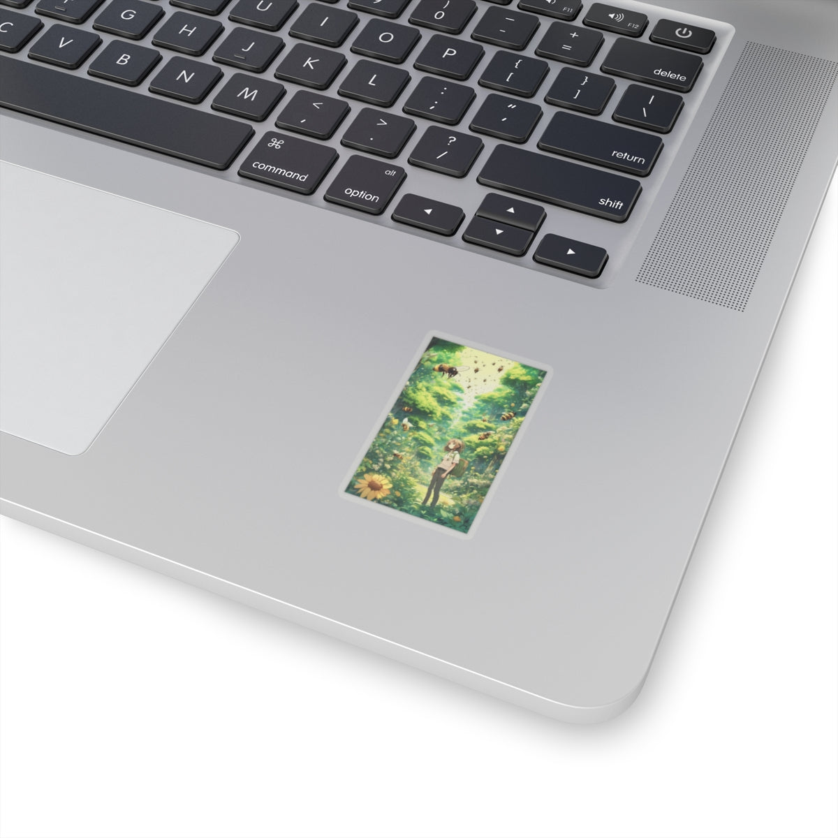 Bee Garden Explorer Anime Nature Art Sticker