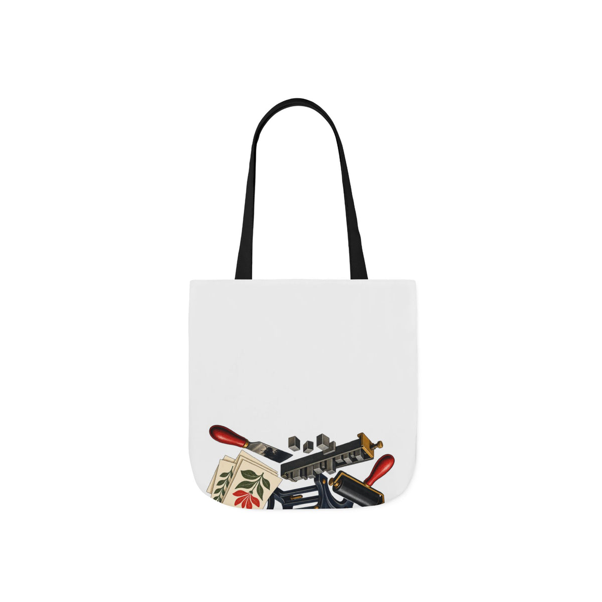 Botanical Letterpress Printshop Tote Bag