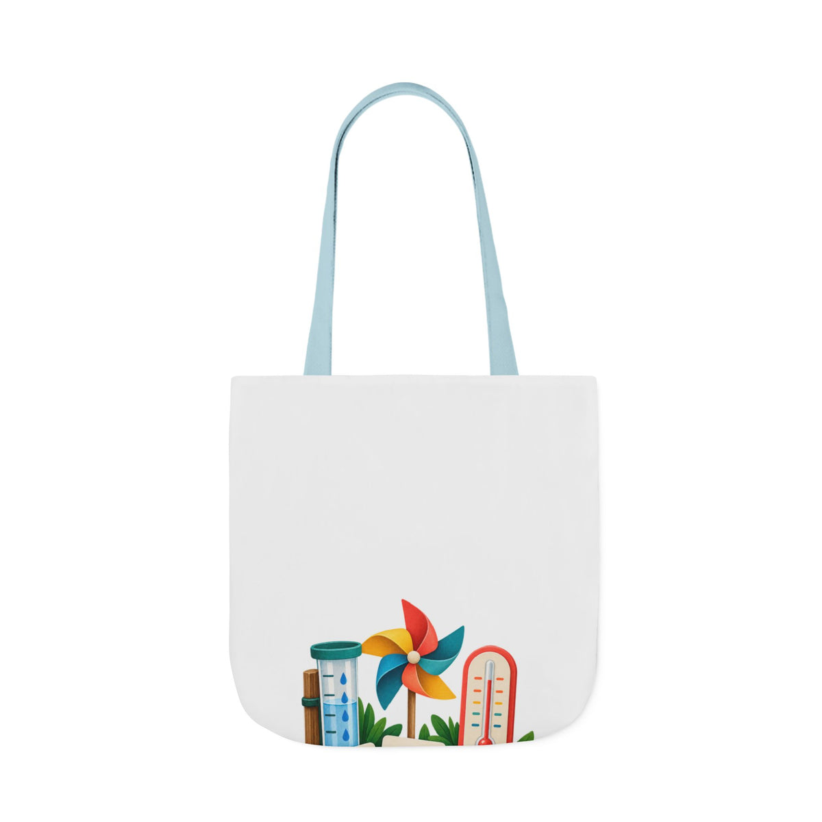 Colorful Backyard Weather Watching Kit Tote Bag