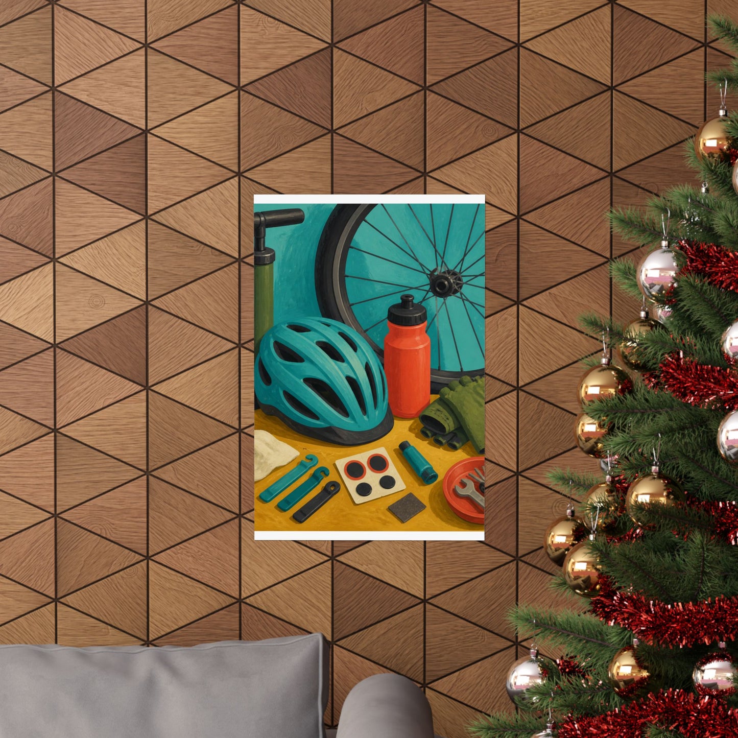Everyday Bicycle Workshop Art Poster