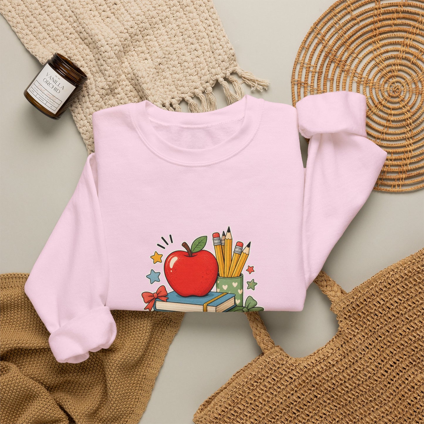 Apple Pencil Desk Stack Back To School Sweatshirt