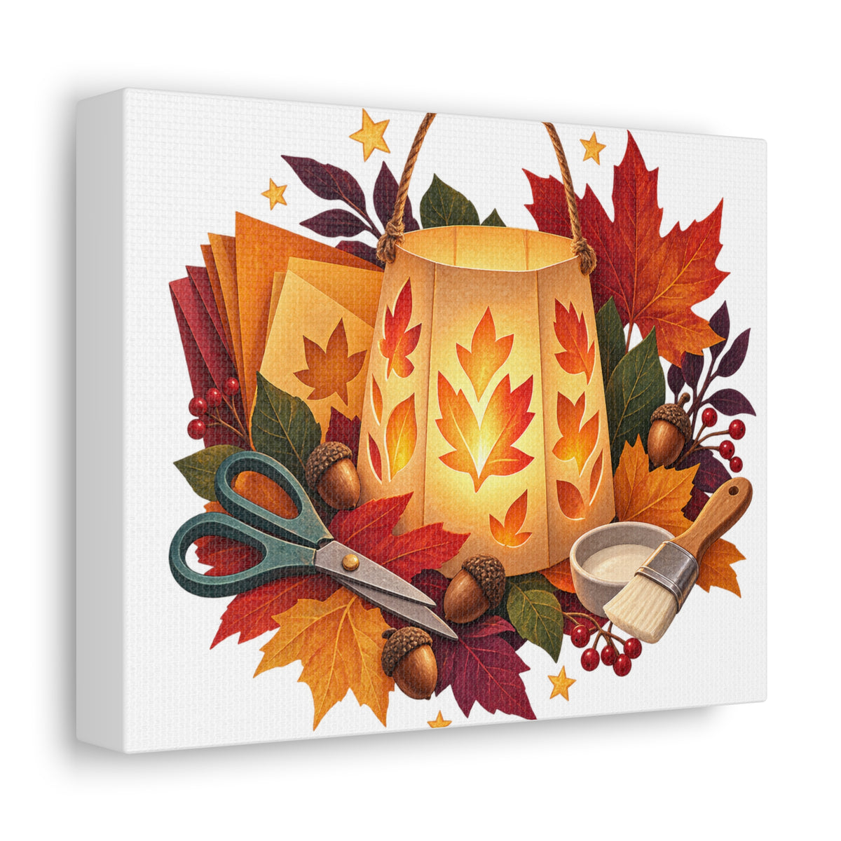 Autumn Lantern Making Workshop Canvas