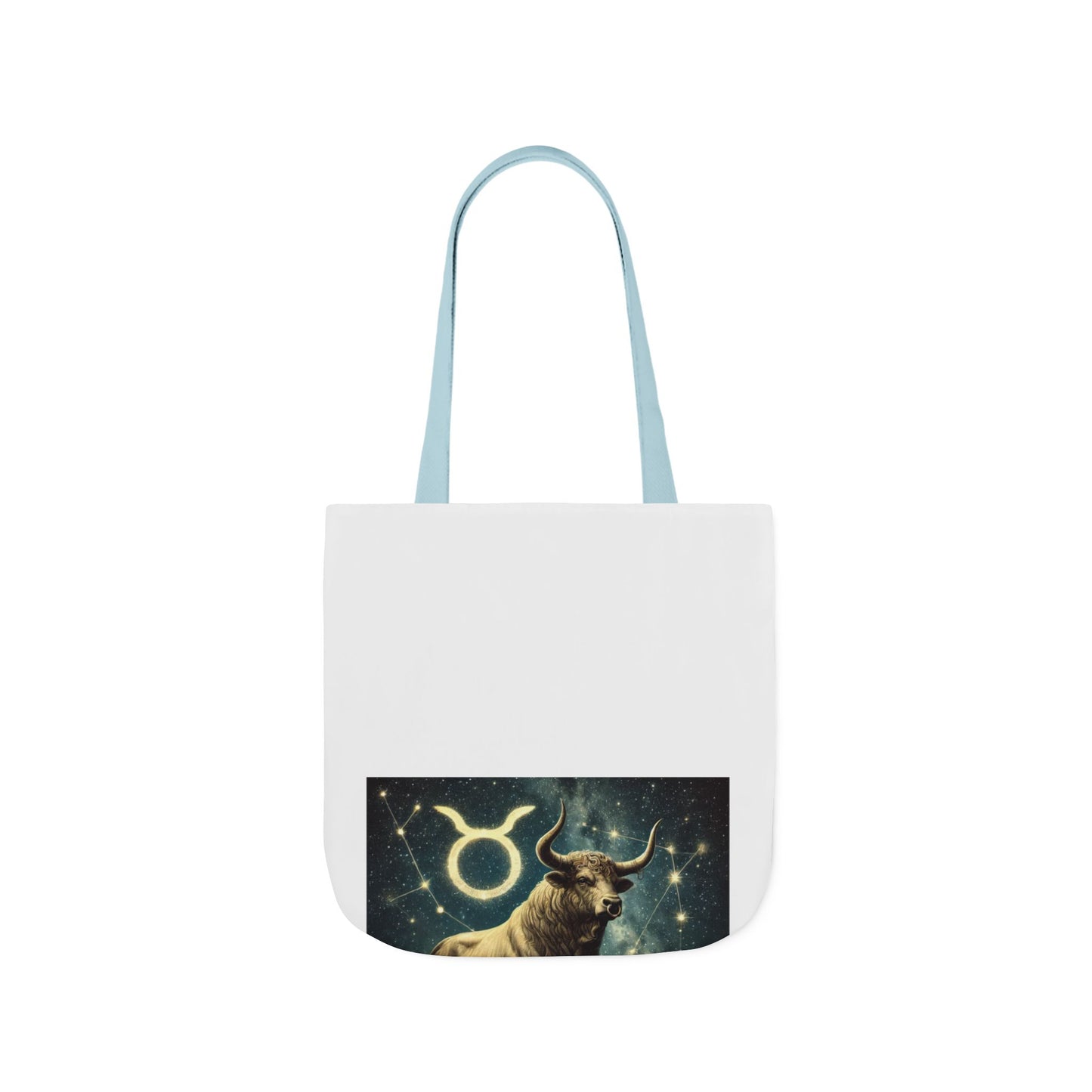 Taurus Bull Constellation Celestial Canvas Tote Bag