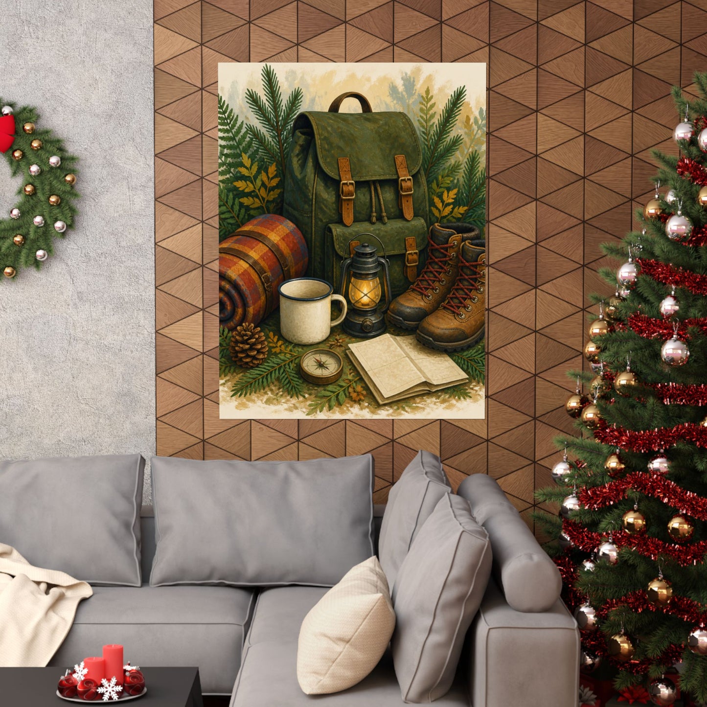 Generic Camping Gear Outdoor Adventure Poster