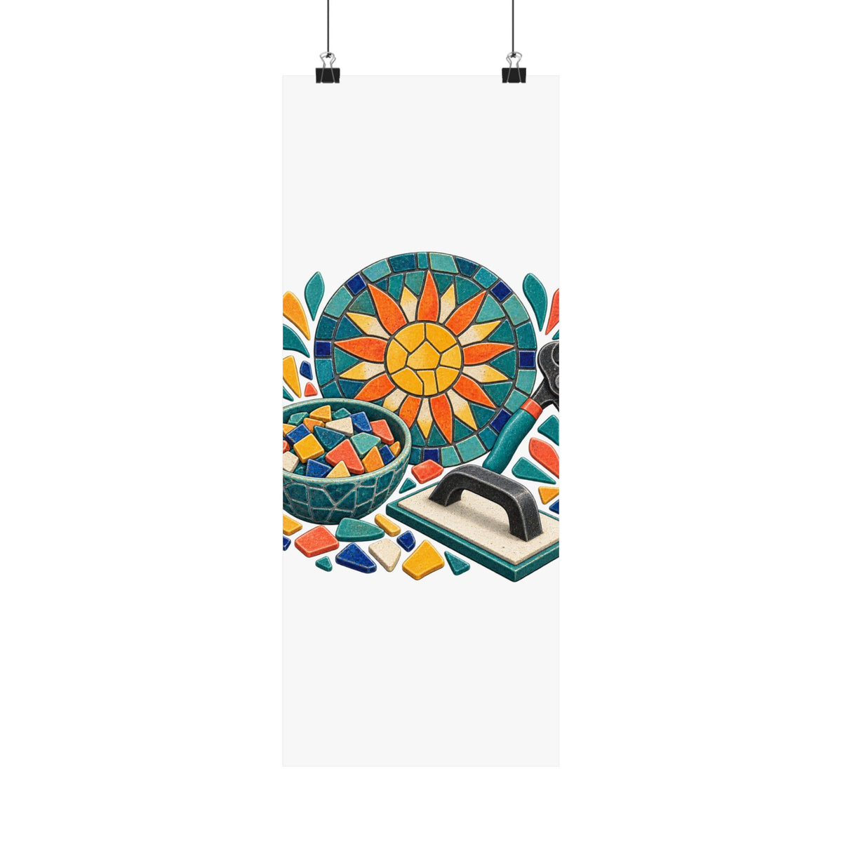 Sunburst Mosaic Making Workshop Poster