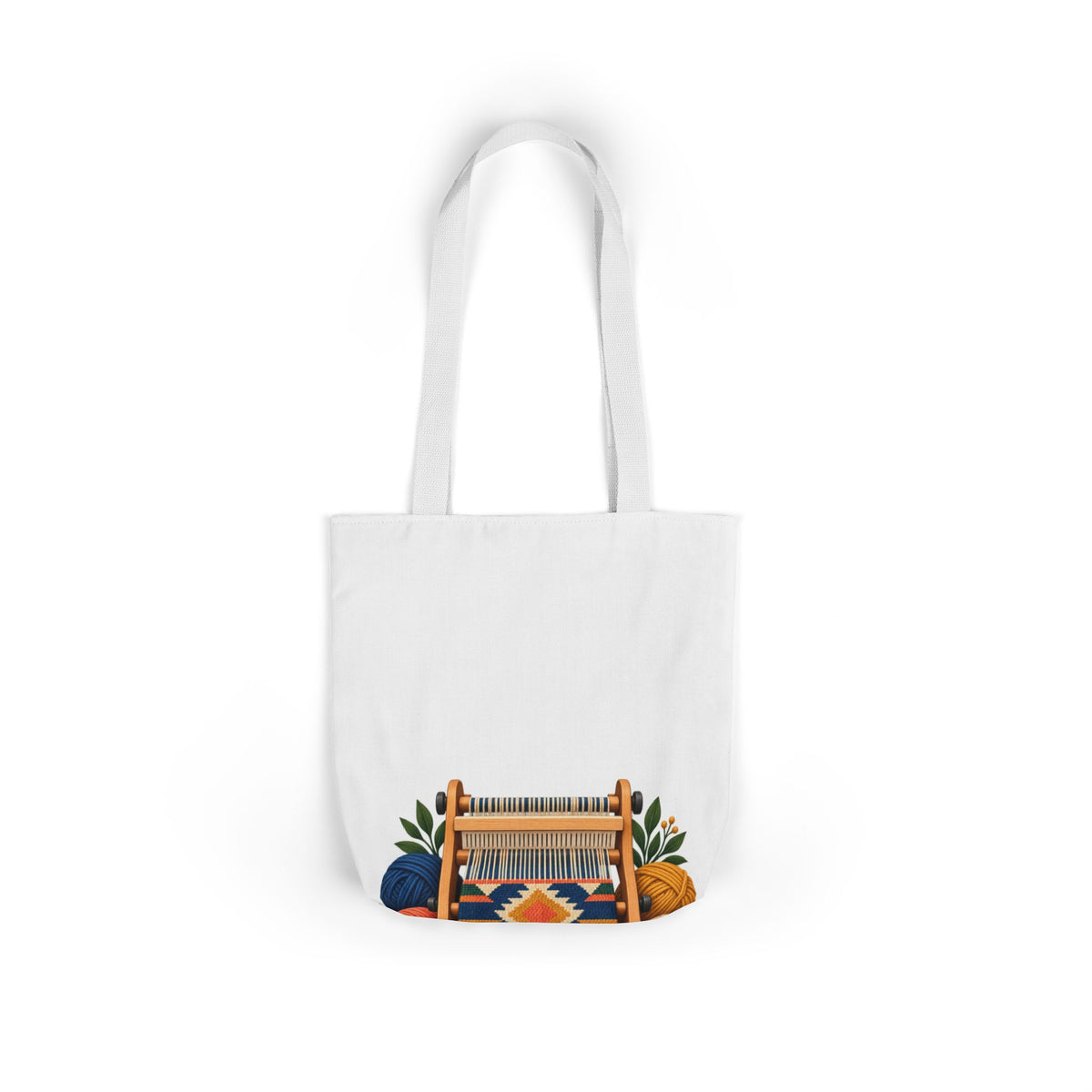 Geometric Hand Weaving Workshop Tote Bag