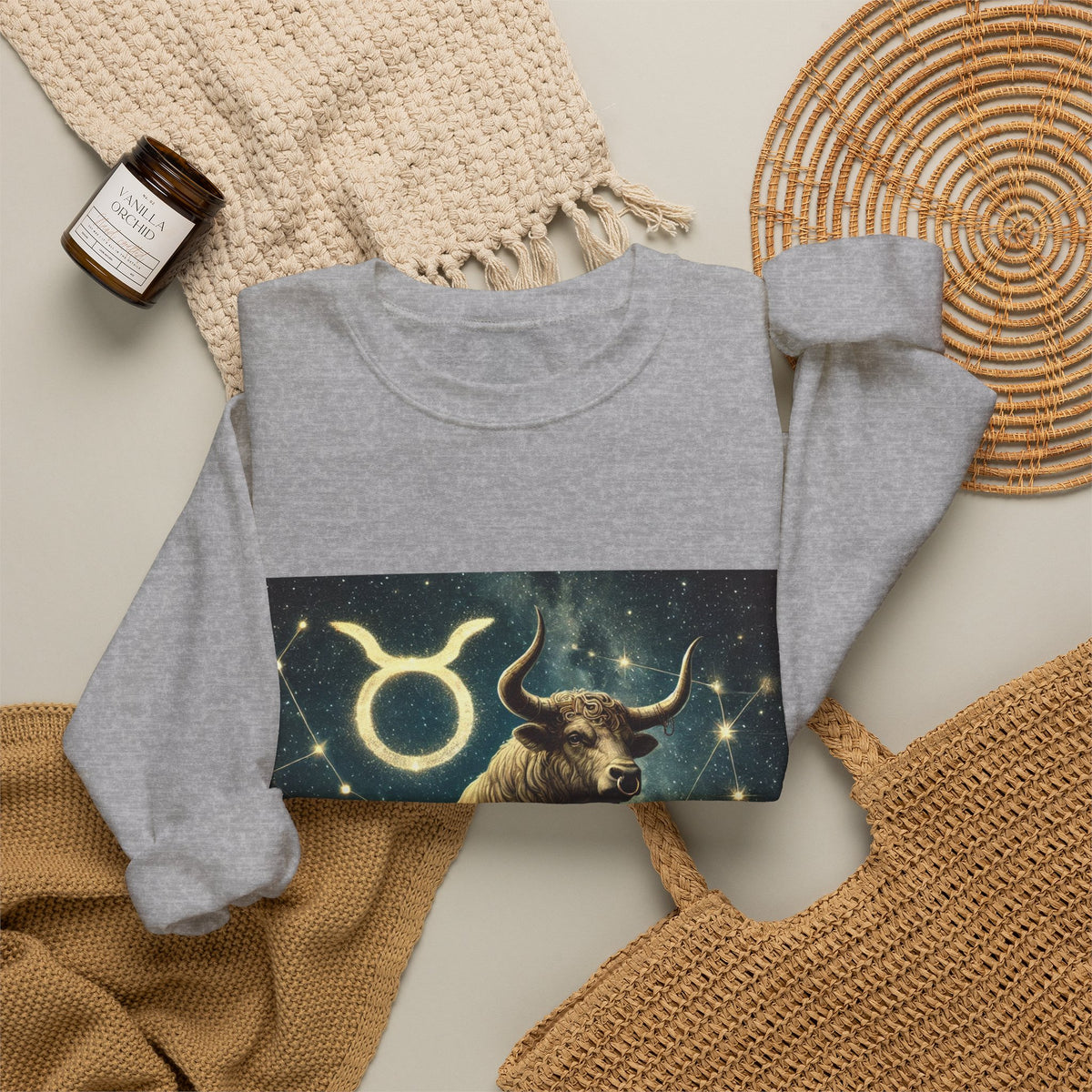 Taurus Bull Constellation Celestial Sweatshirt