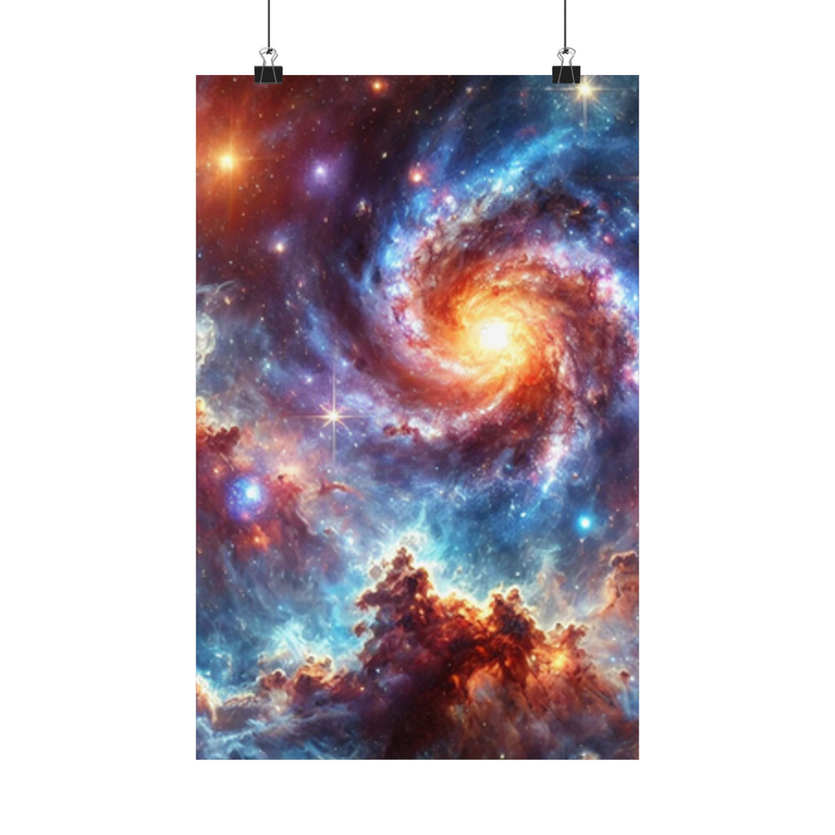 Galaxy Nebula Dreamscape Abstract Space Poster Wall Art Decor