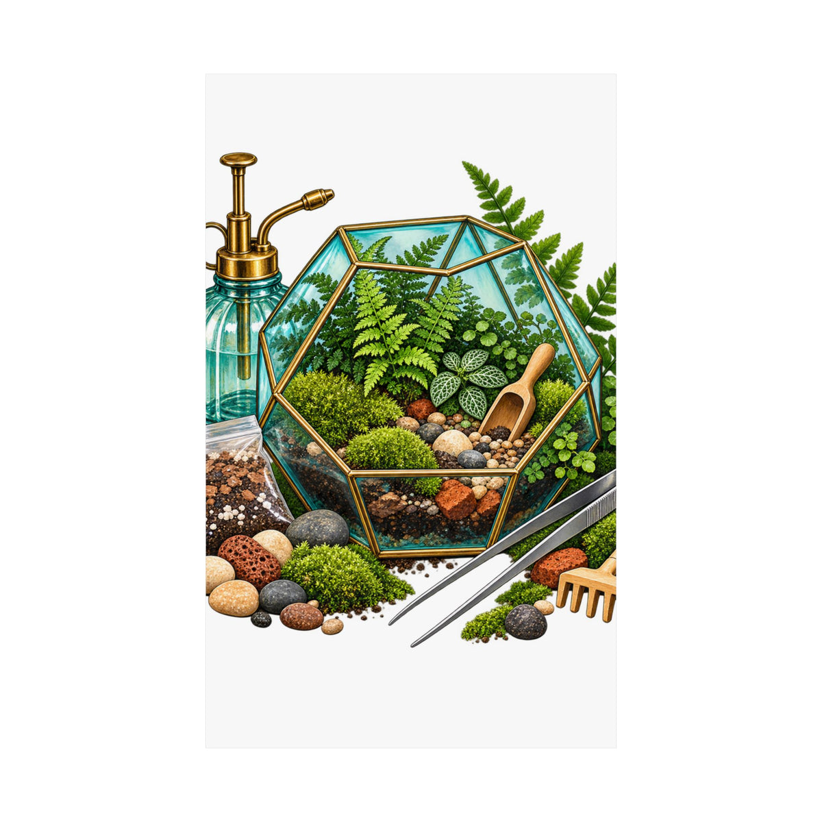 Fern Terrarium Building Workshop Poster