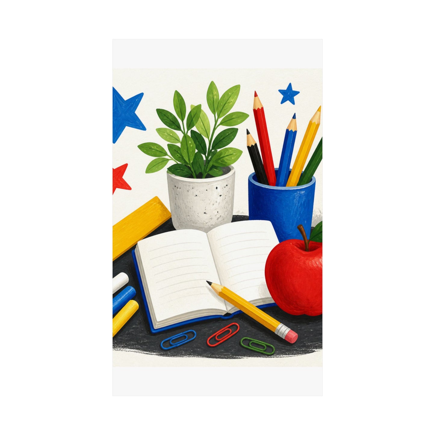 Colorful Classroom Supplies Teacher Appreciation Poster