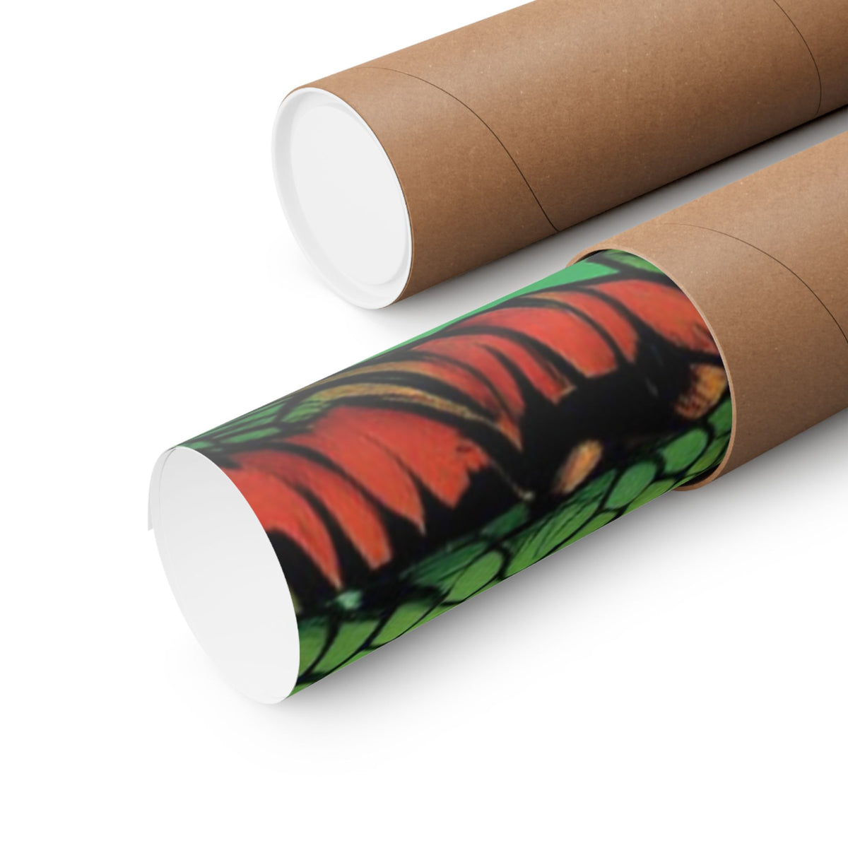 Serpent Guardian Dog Bold Fantasy Creature Art Poster