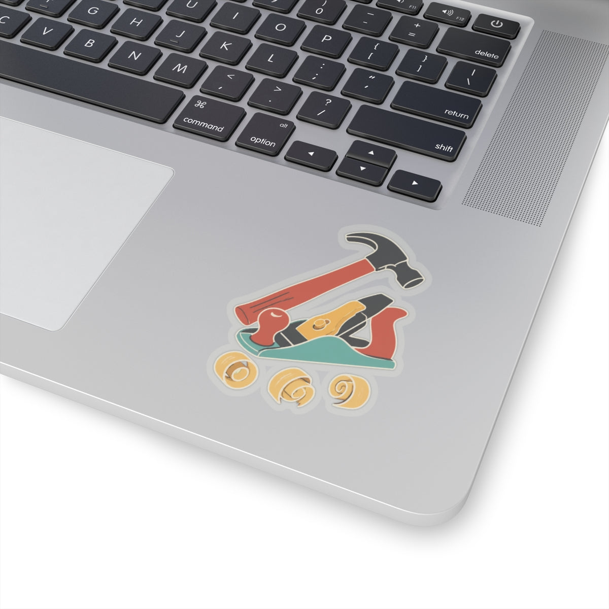 Carpenter Hammer Hand Plane Woodworking Art Sticker