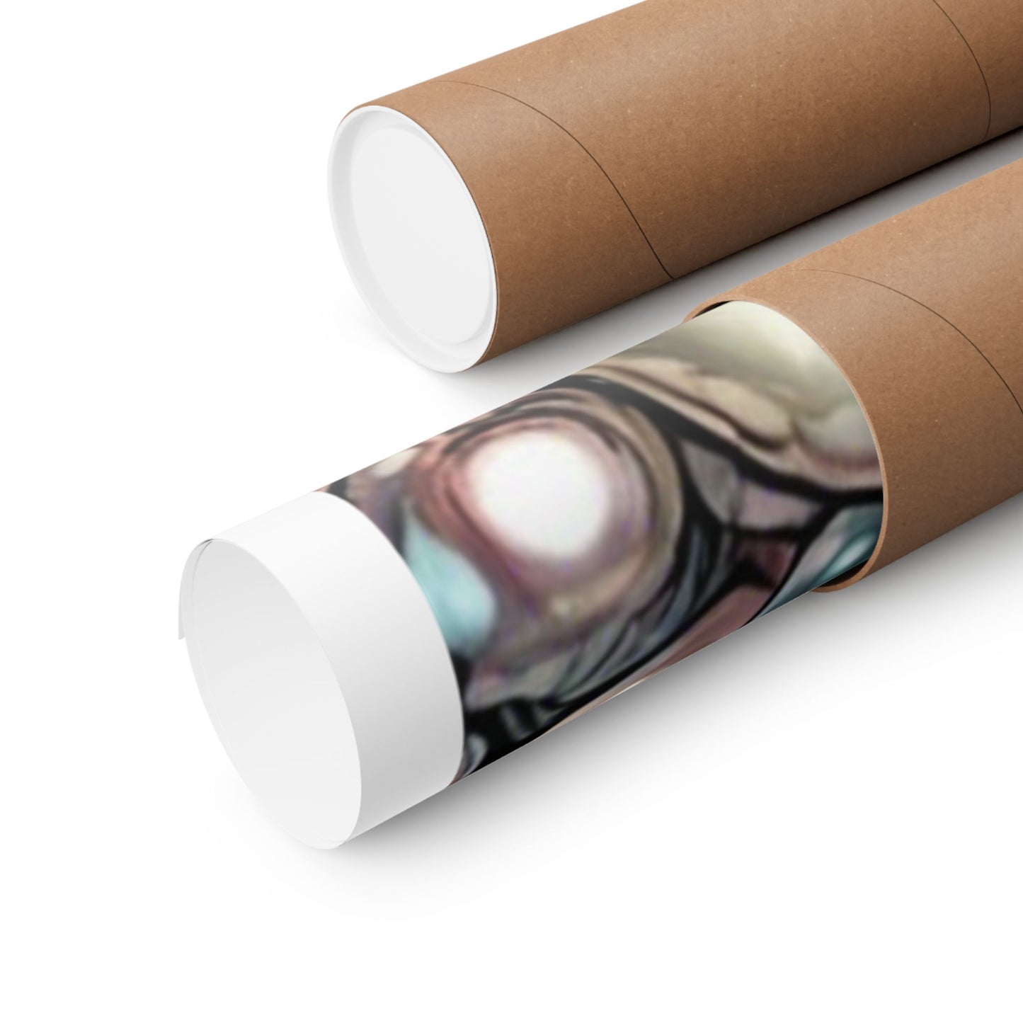 Rainbow Pearl Marble Abstract Gift Art Poster