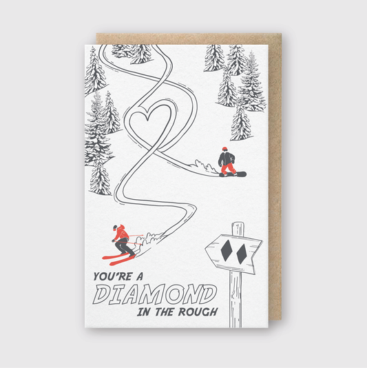 Diamond in the Rough Greeting Card