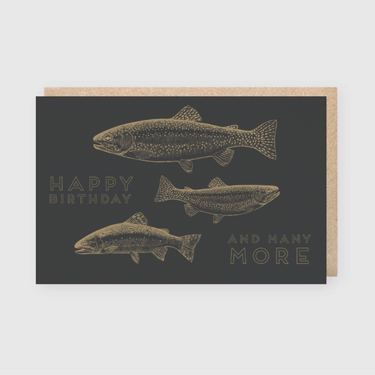 Happy Birthday & Many More Greeting Card