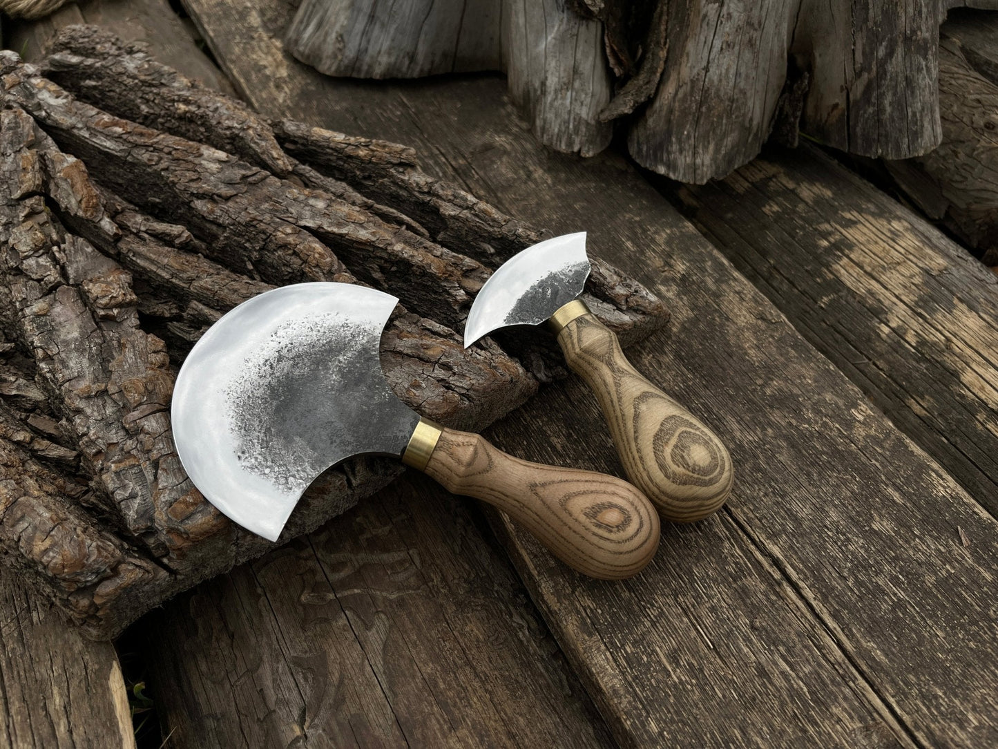 2-Piece Rounded Leather Knife Set