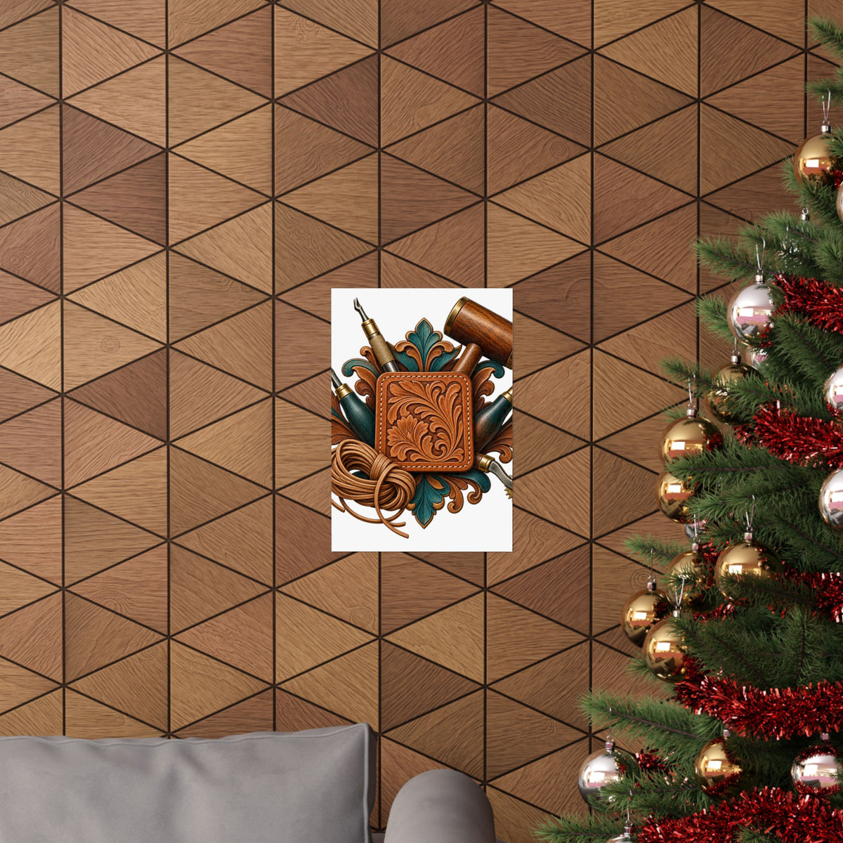 Traditional Leather Tooling Workshop Poster