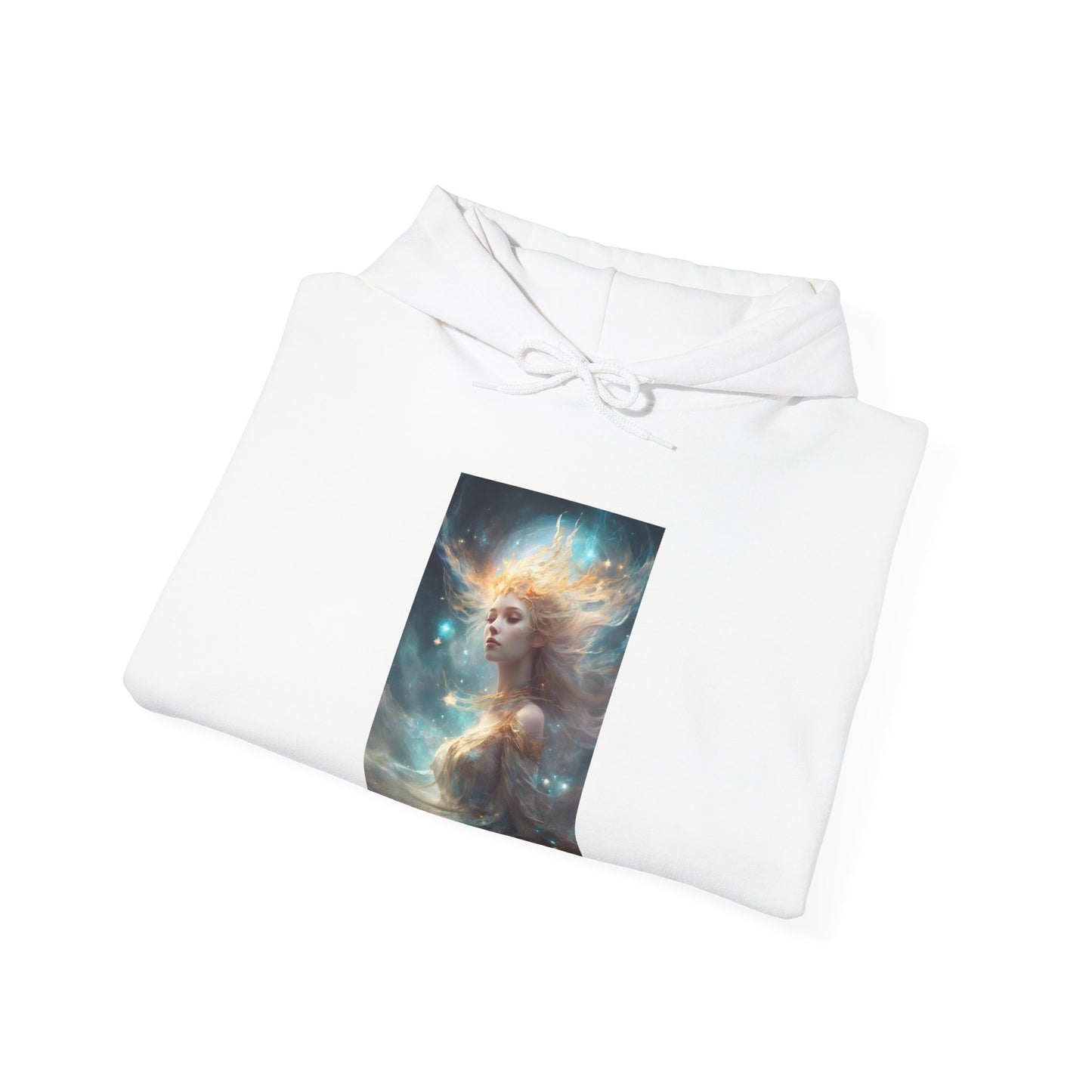 Solar Celestial Spirit Fantasy Portrait Hoodie
