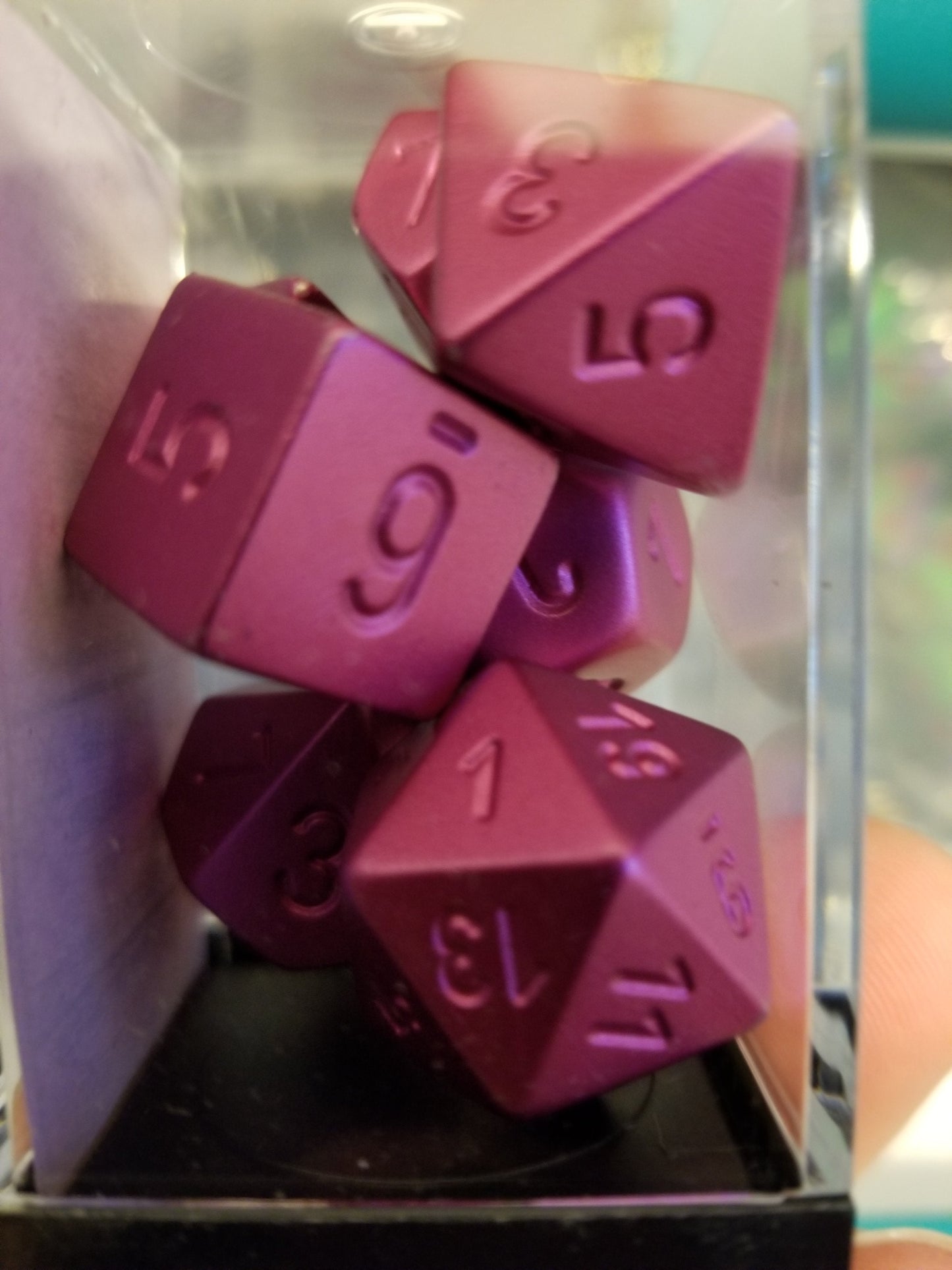 Faux Metal Jacket Purple