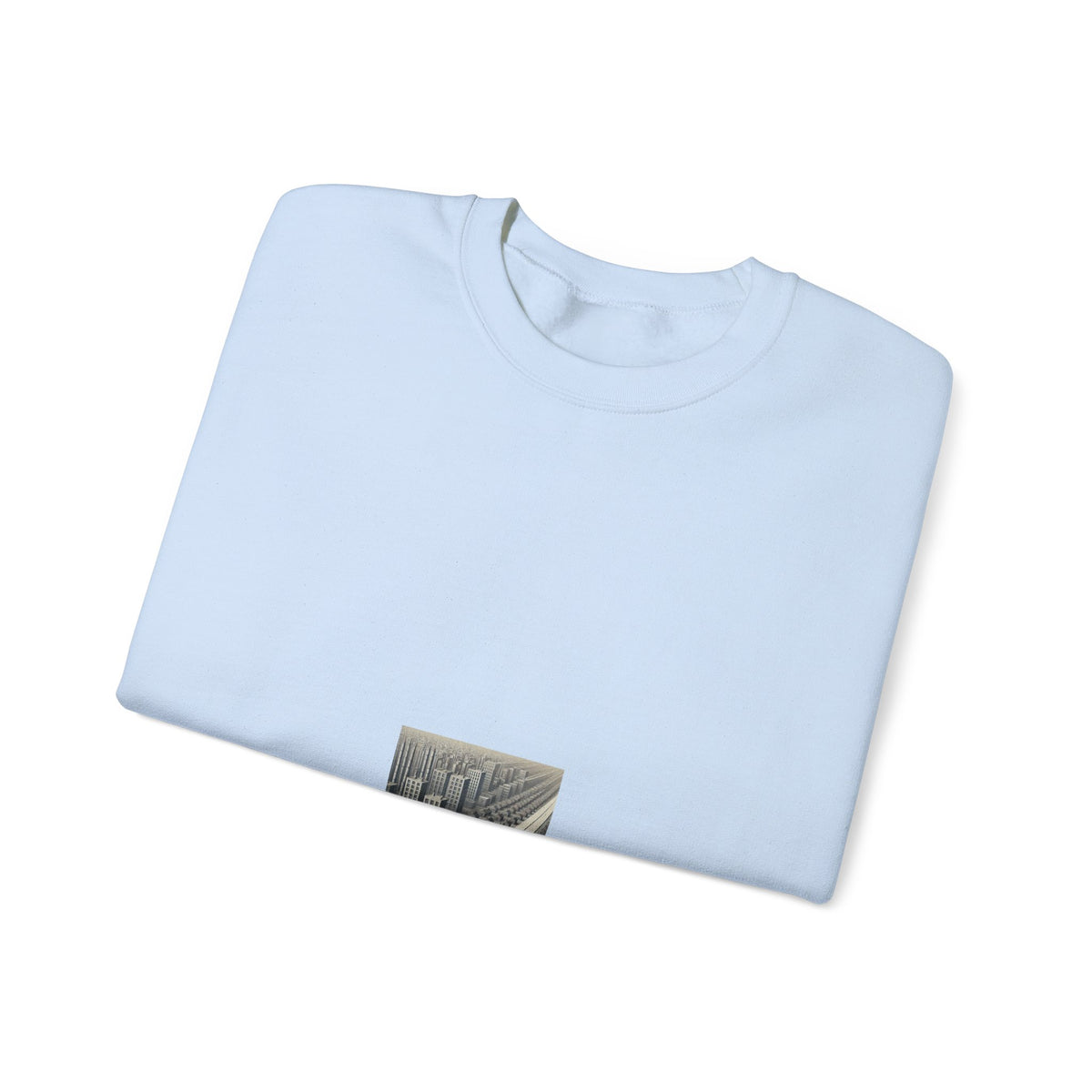Monochrome Urban Factory Cityscape Crewneck Sweatshirt City Gift