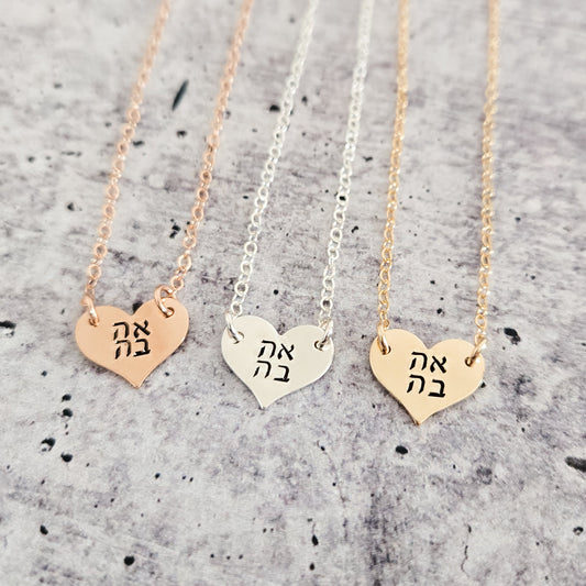 Heart Ahava Petite Necklace