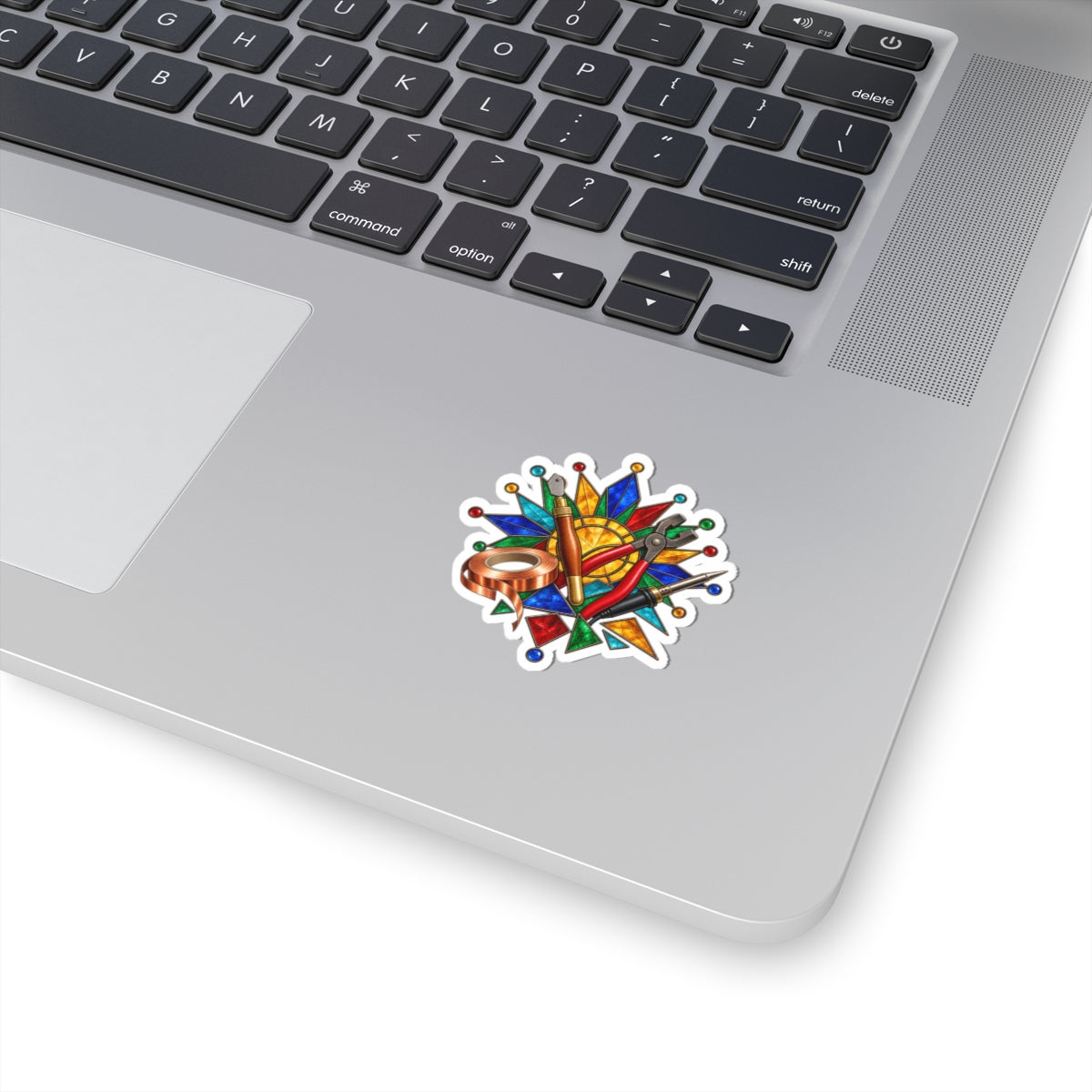 Stained Glass Workshop Tools Sticker