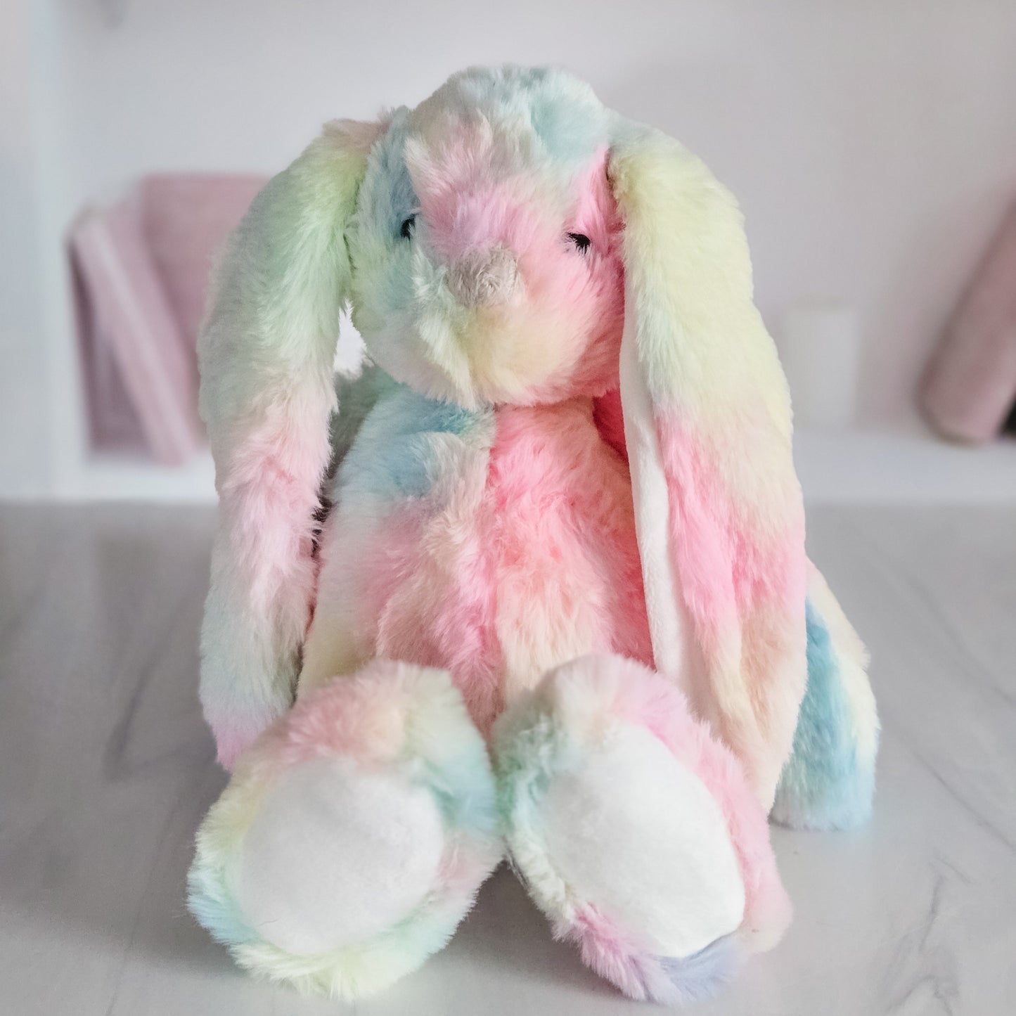 Personalized Am Yisrael Chai Plush Bunny Rabbit