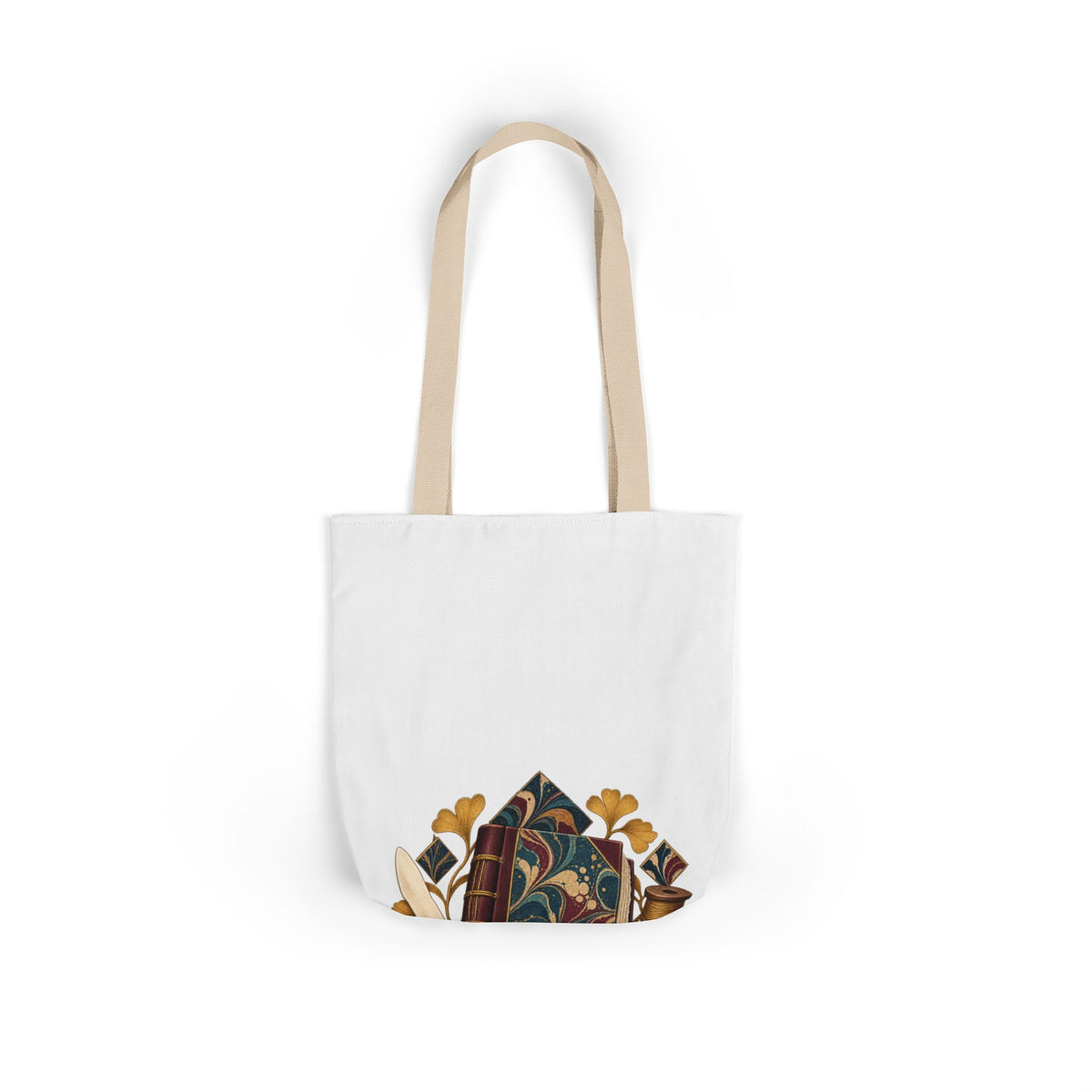 Traditional Marbled Bookbinding Workshop Tote Bag