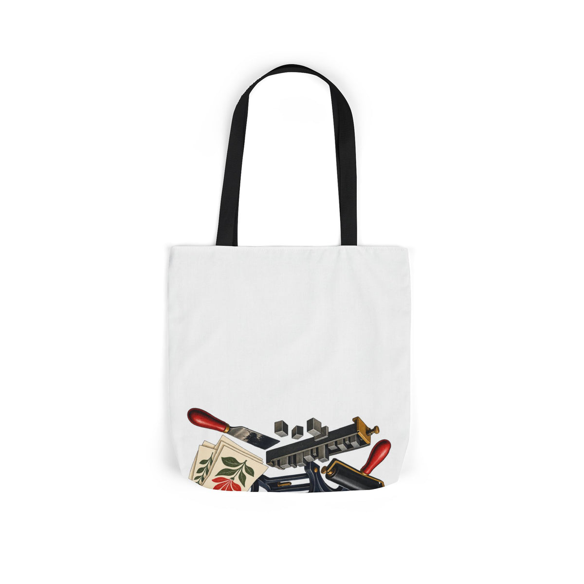 Botanical Letterpress Printshop Tote Bag