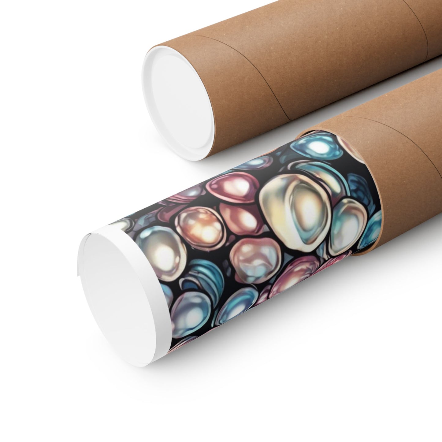 Pearl Bubble Pattern Abstract Gift Art Poster