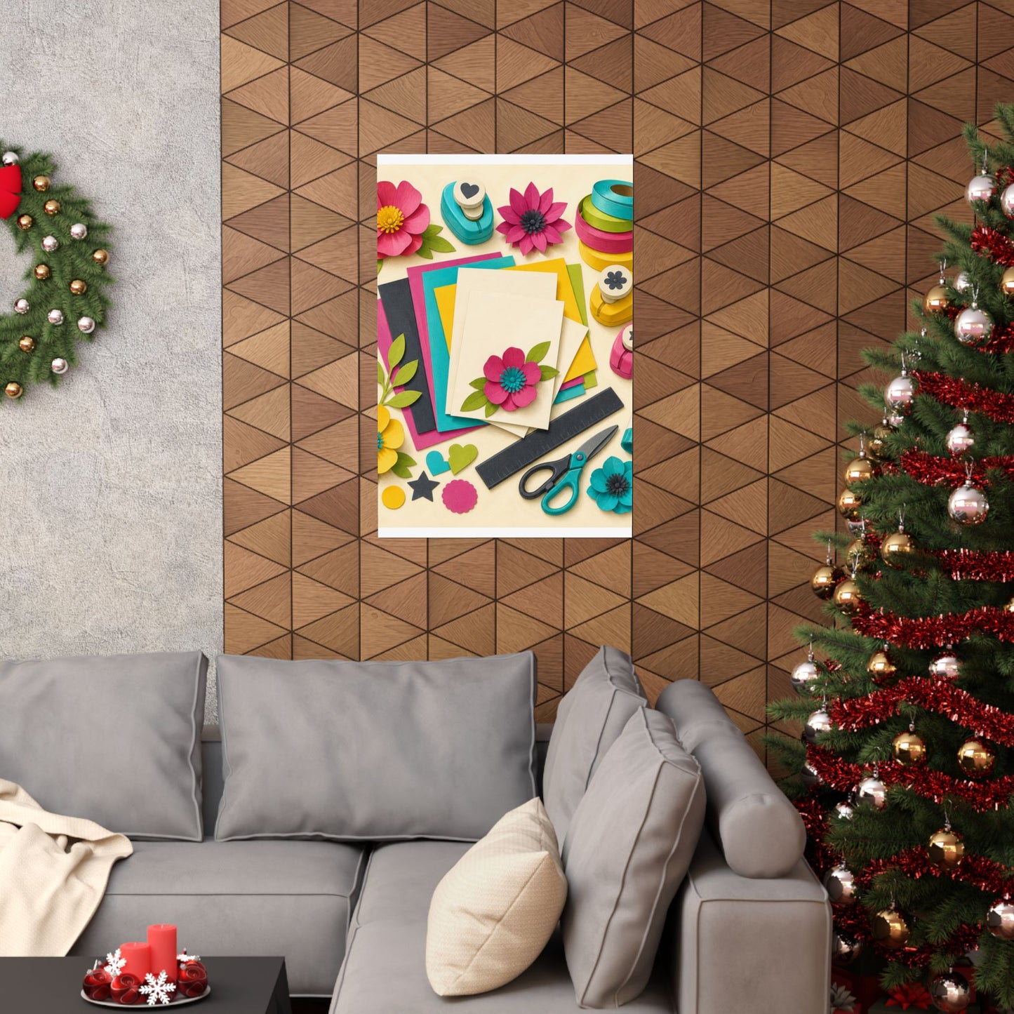 Bright Paper Crafting Hobby Poster