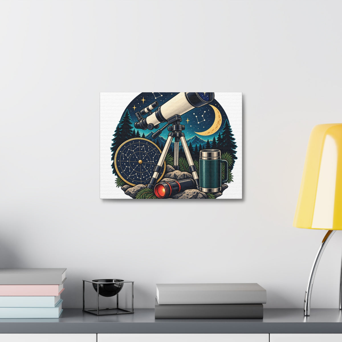 Backyard Stargazing Workshop Canvas