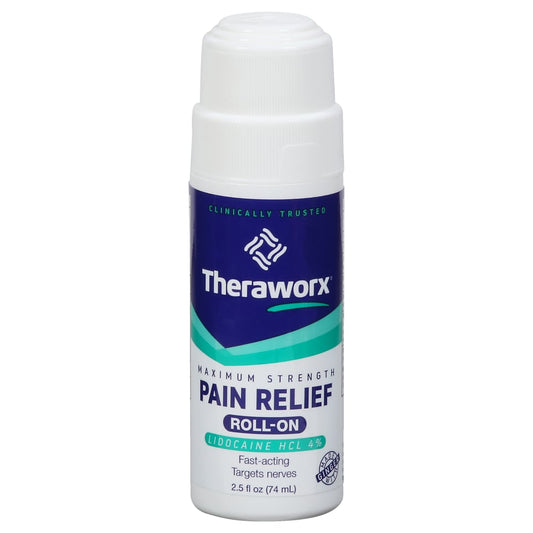 Theraworx® Relief – Maximum Strength – Roll-On - 2.5 Fl Oz