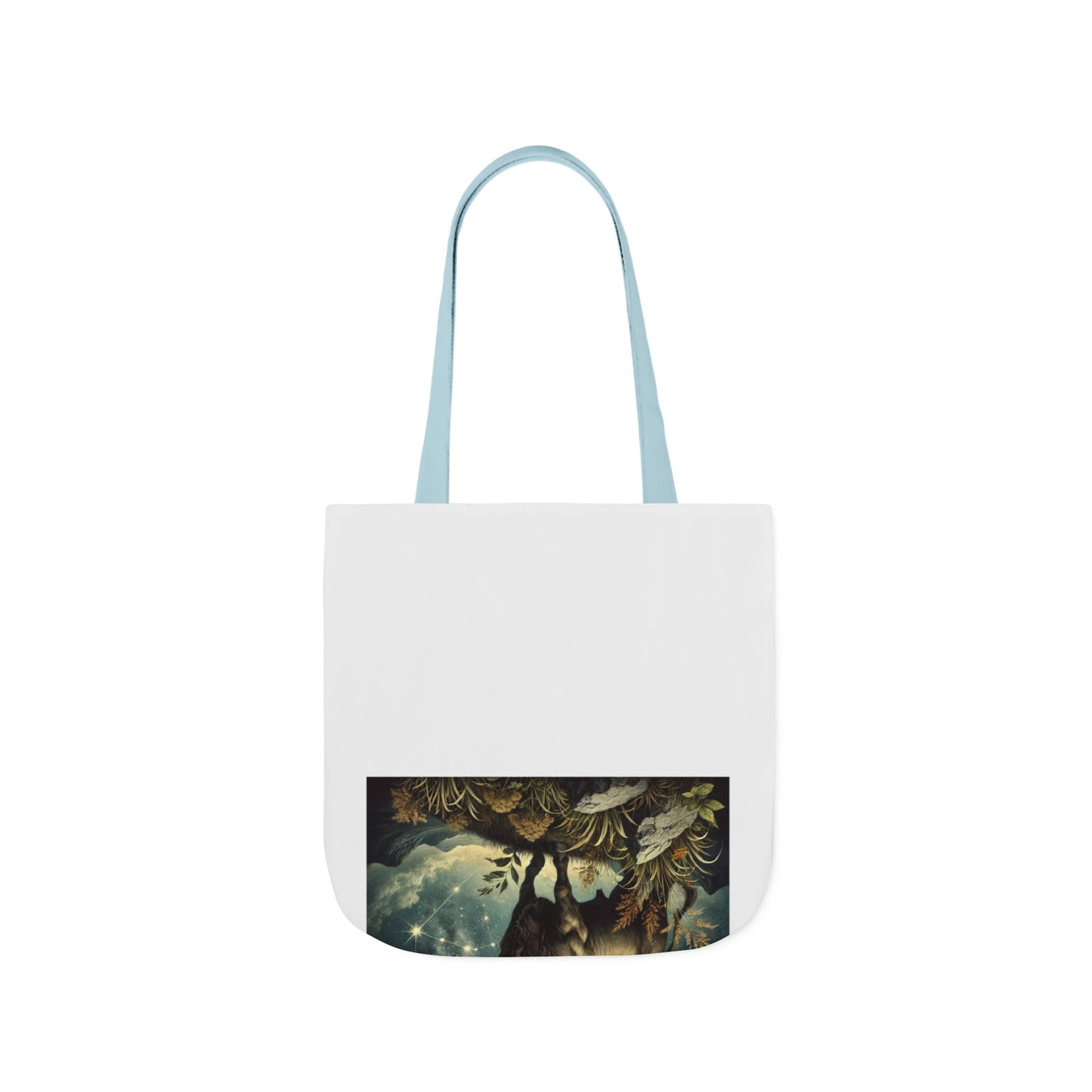 Taurus Bull Constellation Celestial Canvas Tote Bag