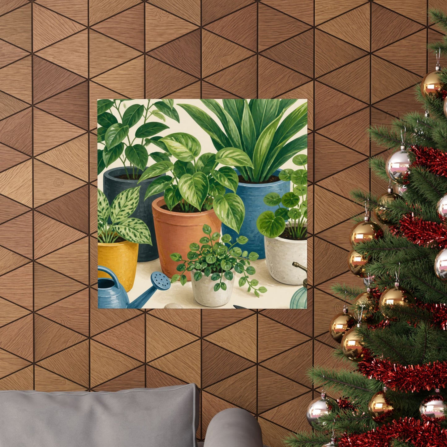 Calm Indoor Houseplant Collection Art Poster
