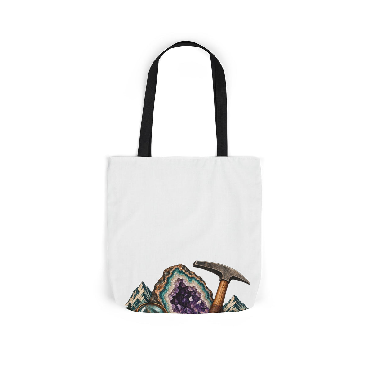 Vintage Geode and Rockhounding Field Kit Tote Bag