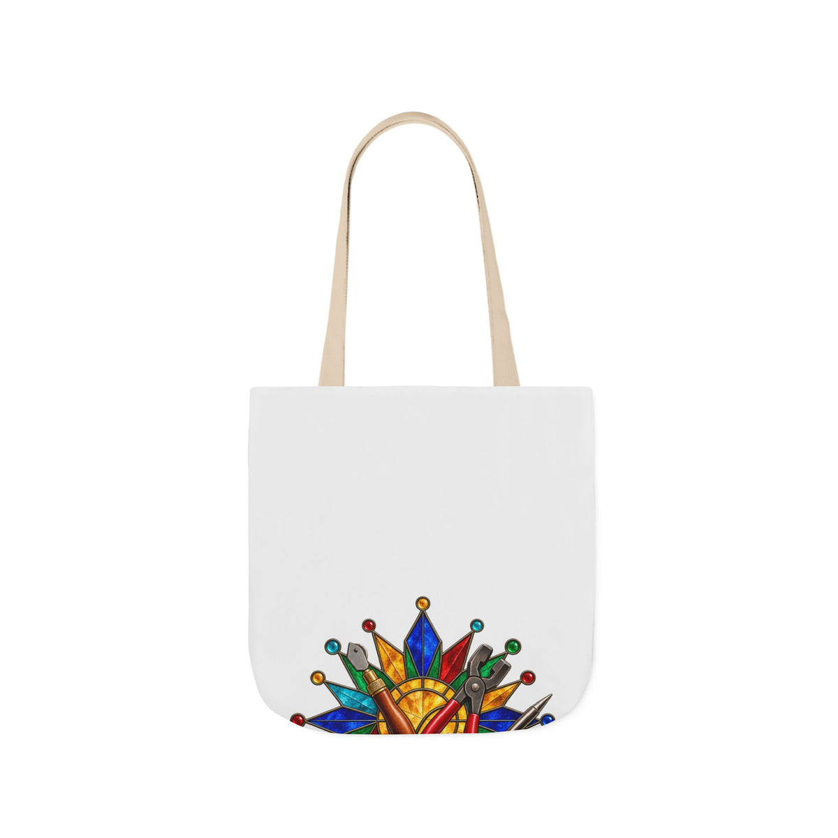 Stained Glass Workshop Tools Tote Bag