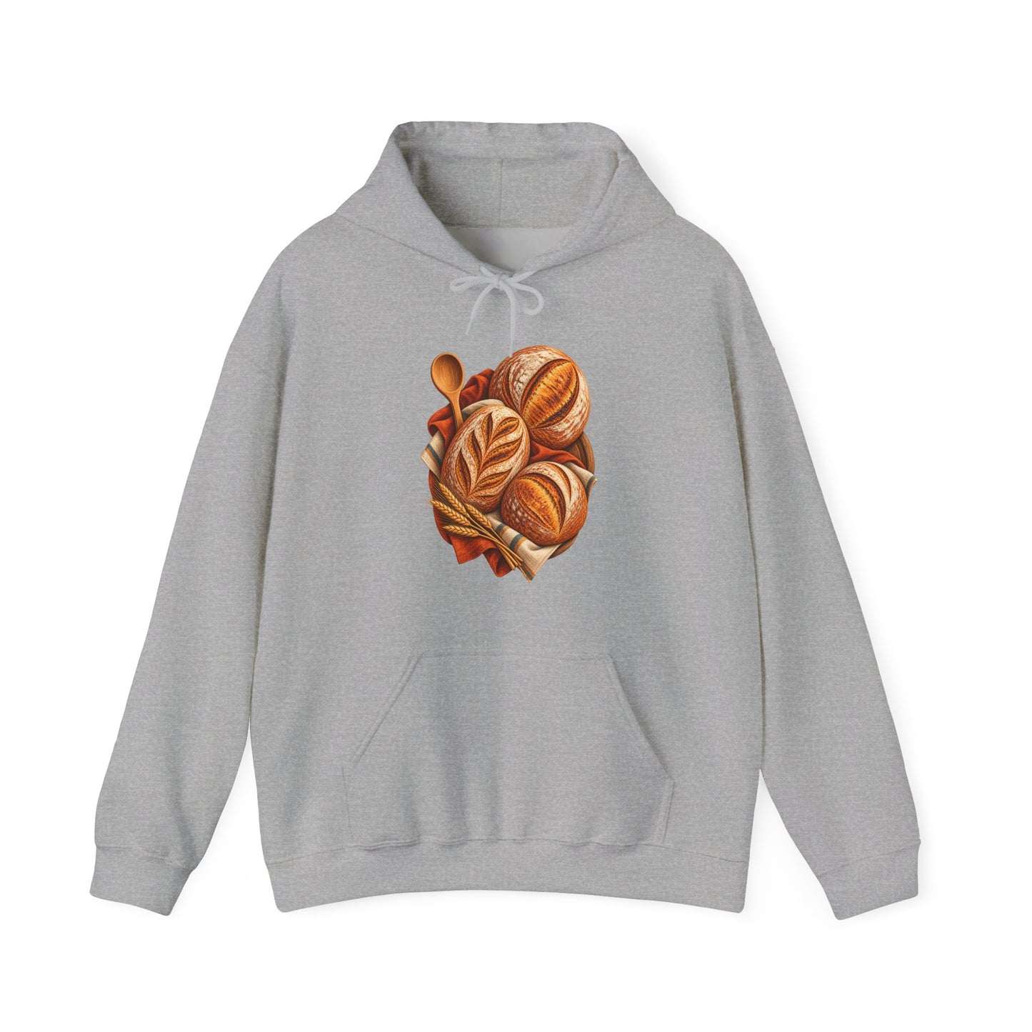 Artisan Bread Baking Emblem Hoodie