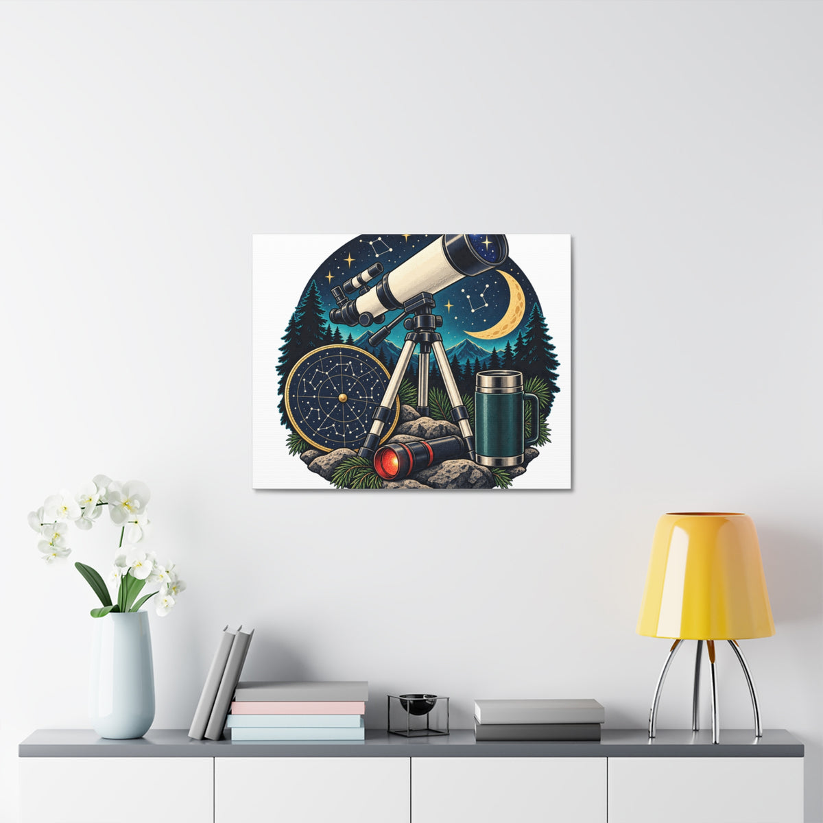 Backyard Stargazing Workshop Canvas